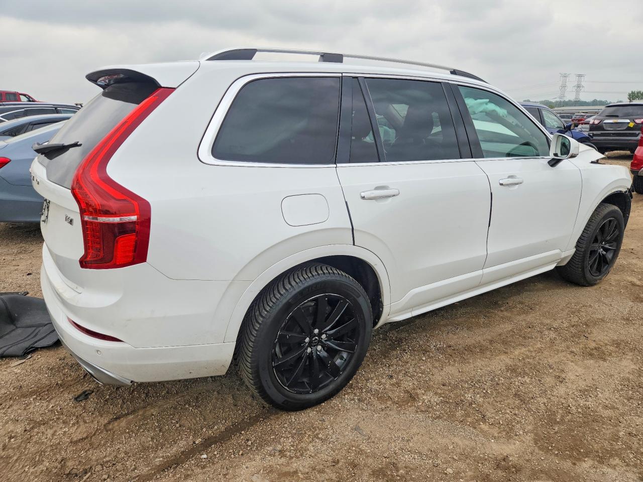 2018 Volvo Xc90 T6 White vin: YV4A22PK7J1193192