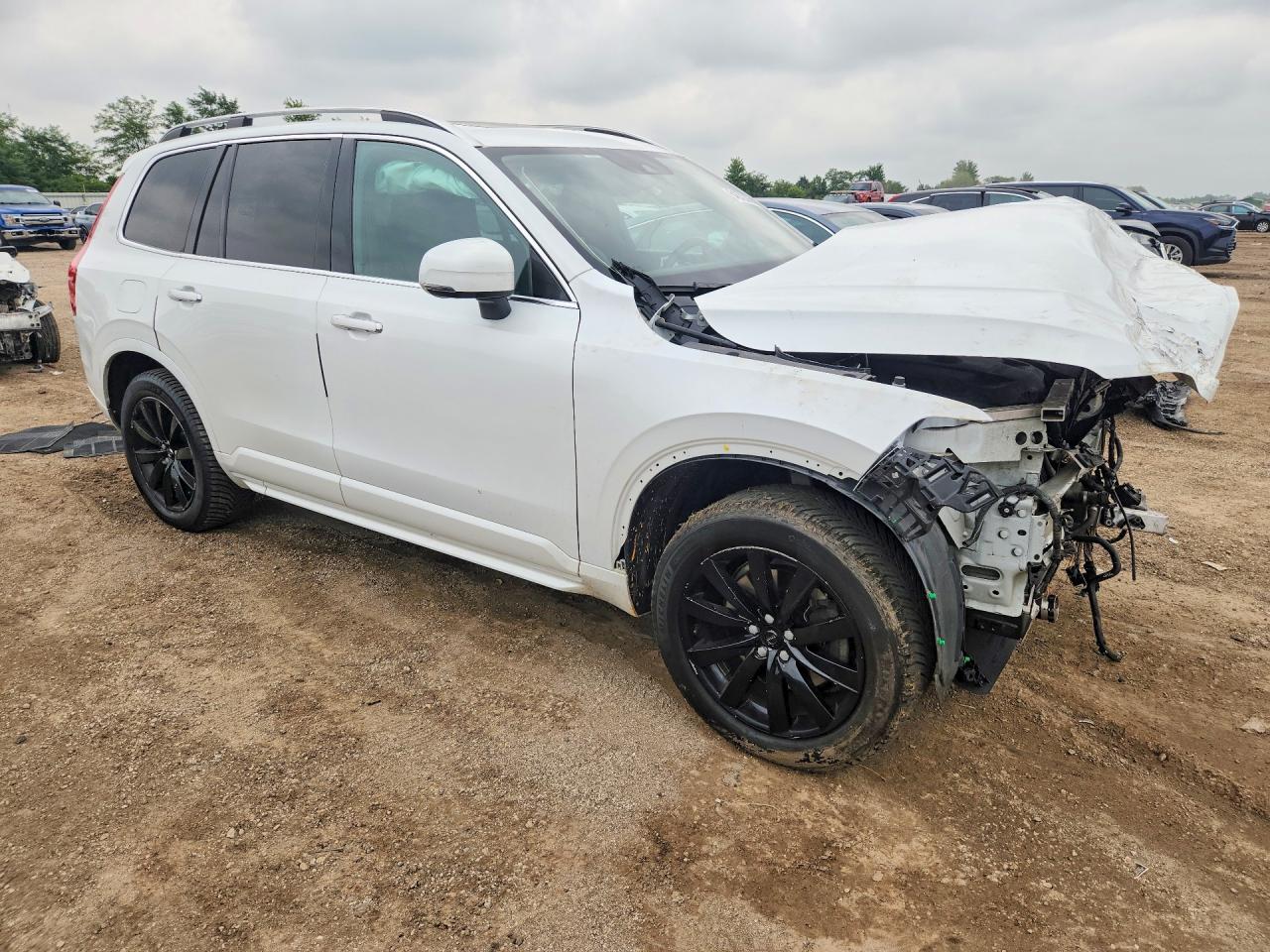 2018 Volvo Xc90 T6 White vin: YV4A22PK7J1193192