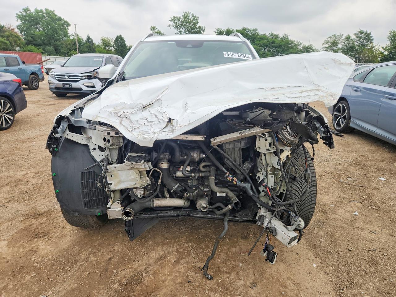 2018 Volvo Xc90 T6 White vin: YV4A22PK7J1193192
