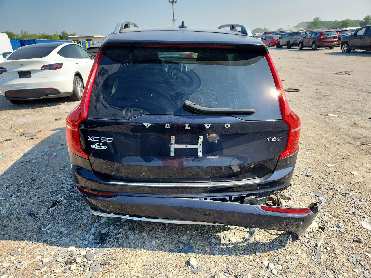 2019 Volvo Xc90 T6 Momentum Black vin: YV4A22PK7K1498886