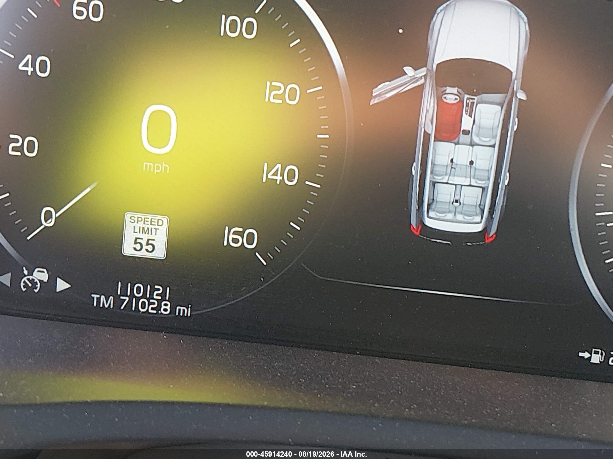 2019 Volvo Xc90 T6 Momentum White vin: YV4A22PK8K1452290