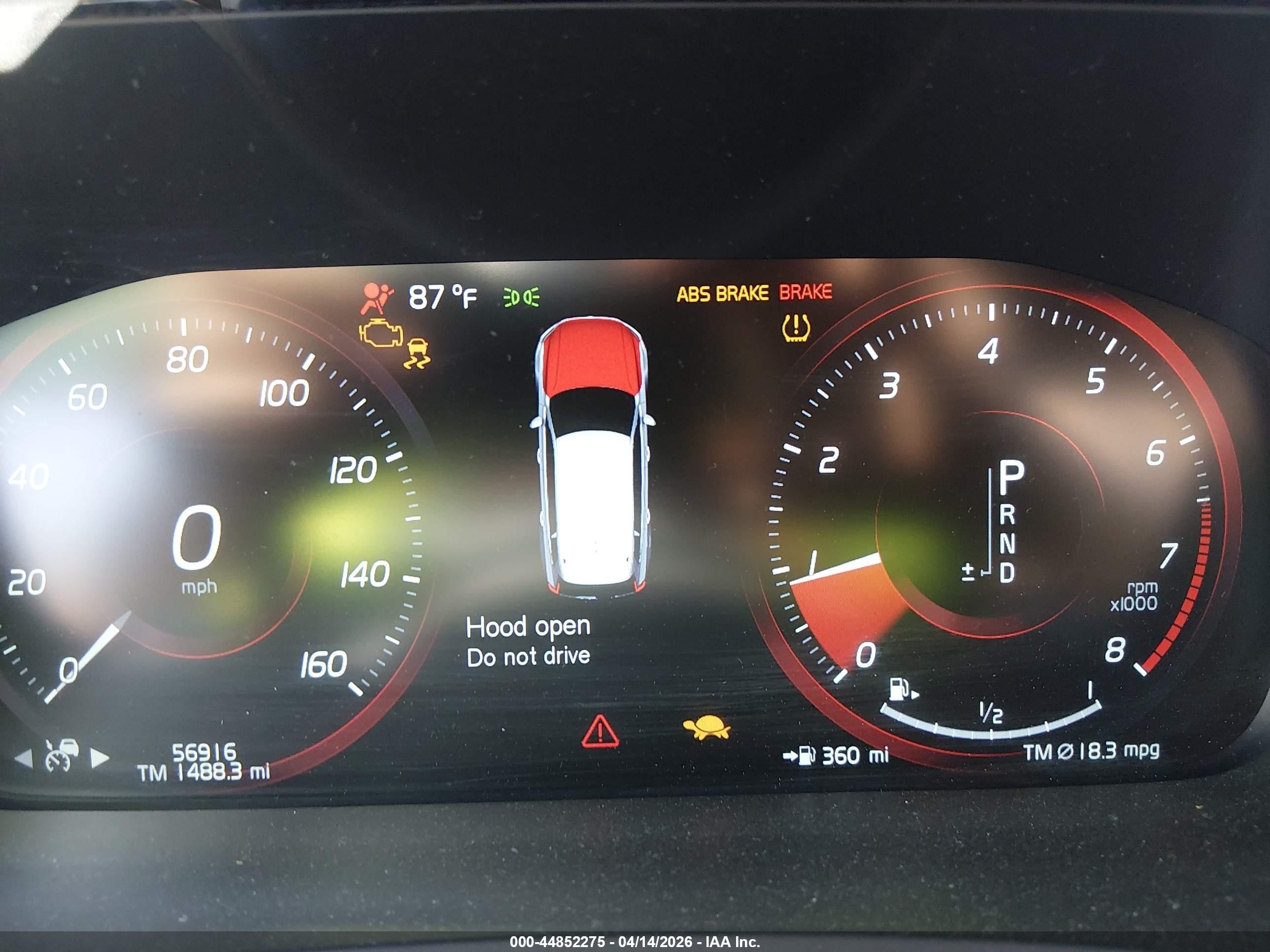 2019 Volvo Xc90 T6 Momentum Black vin: YV4A22PK8K1483099