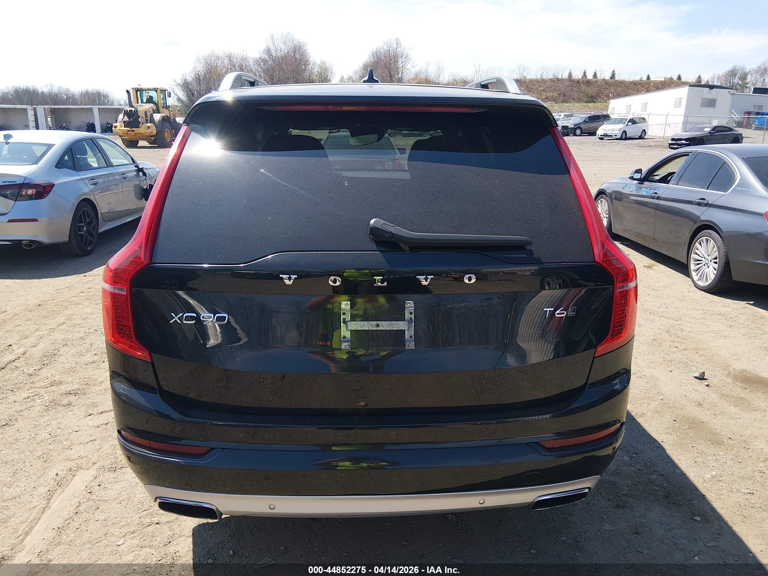 2019 Volvo Xc90 T6 Momentum Black vin: YV4A22PK8K1483099