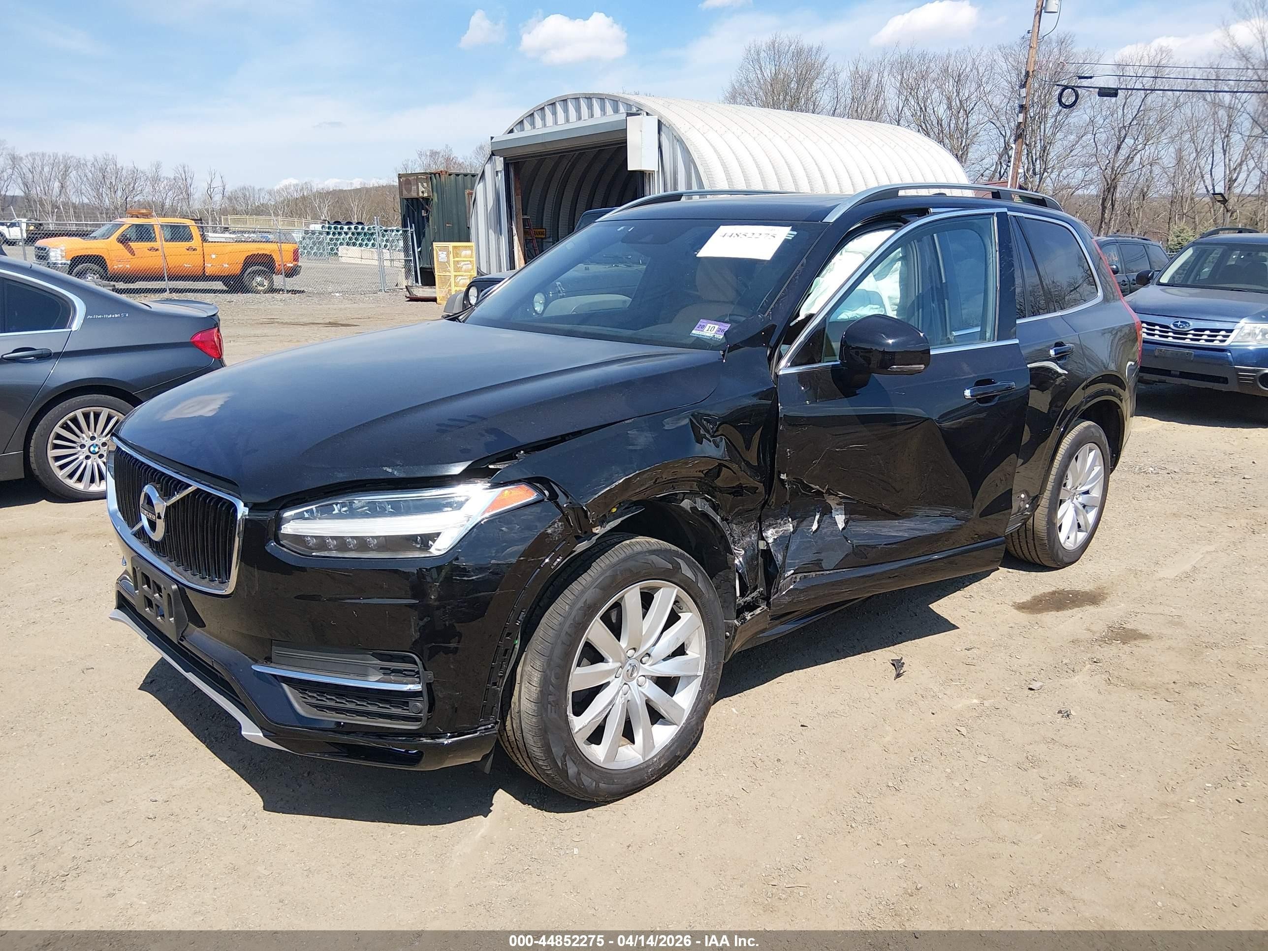 2019 Volvo Xc90 T6 Momentum Black vin: YV4A22PK8K1483099