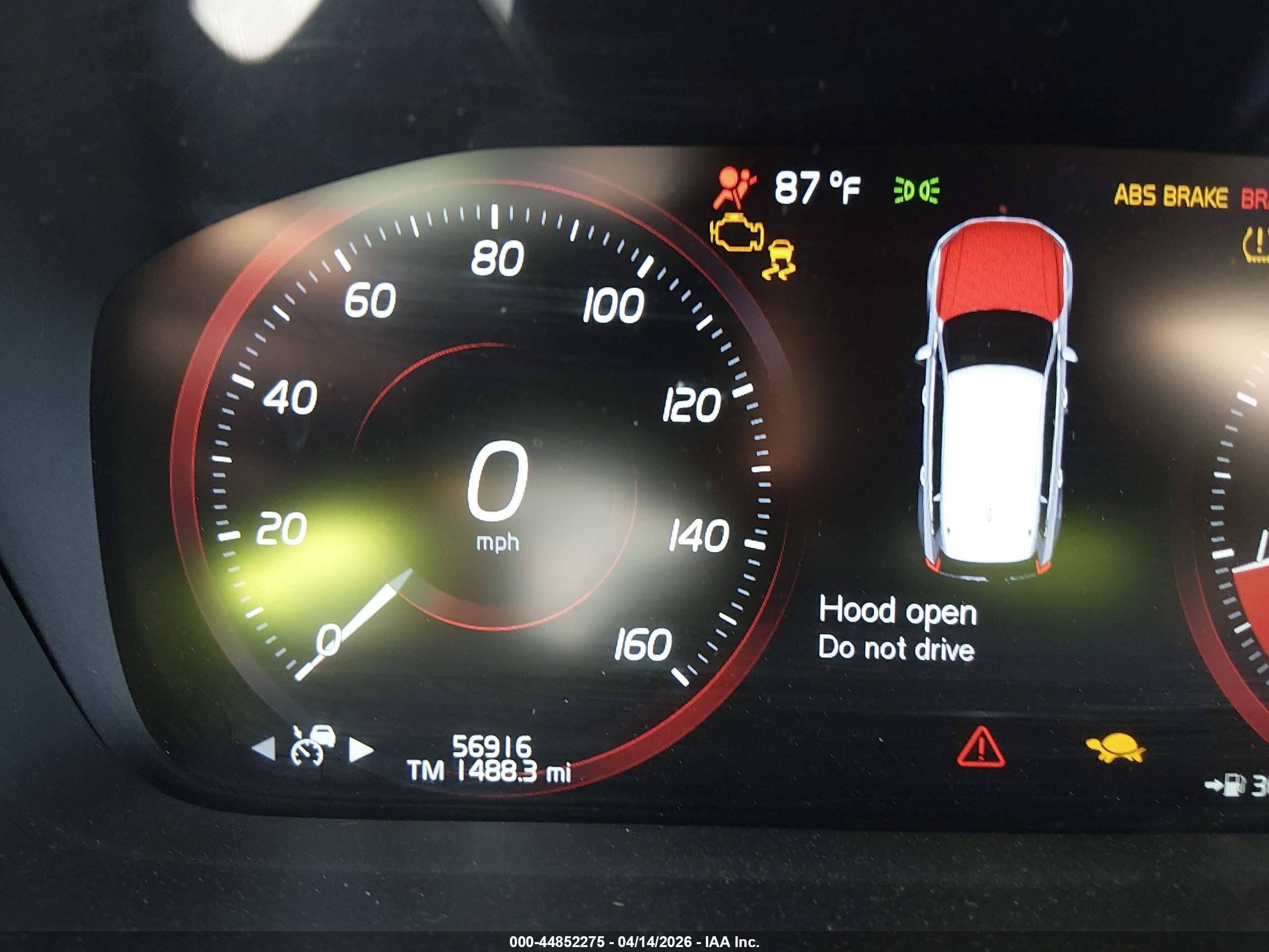 2019 Volvo Xc90 T6 Momentum Black vin: YV4A22PK8K1483099