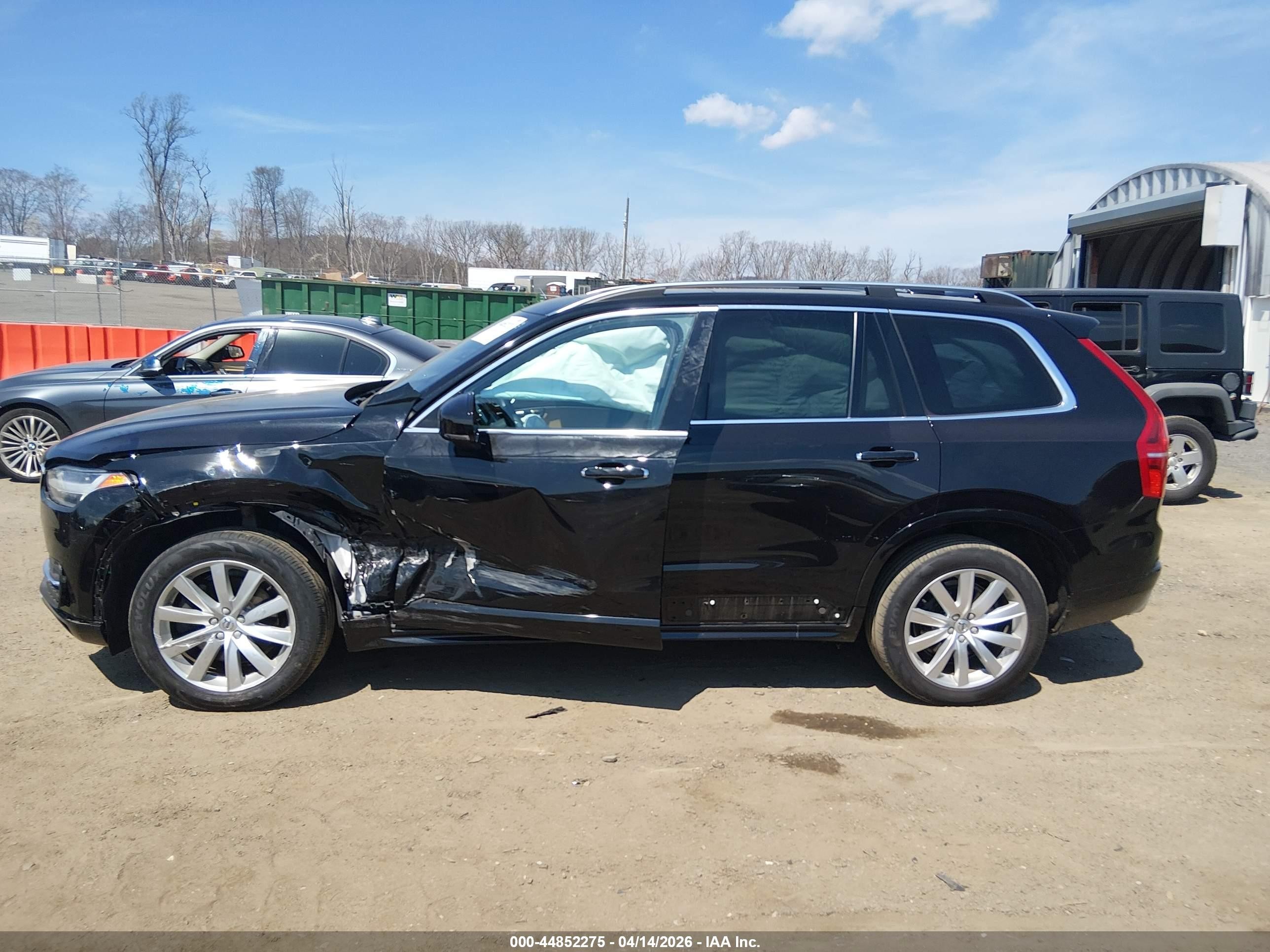 2019 Volvo Xc90 T6 Momentum Black vin: YV4A22PK8K1483099
