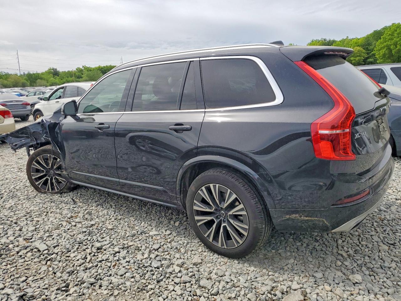 2021 Volvo Xc90 T6 Momentum Black vin: YV4A22PKXM1728648