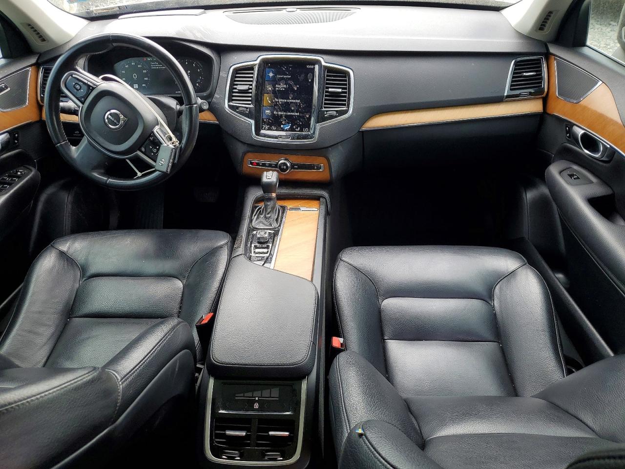 2021 Volvo Xc90 T6 Momentum Black vin: YV4A22PKXM1728648