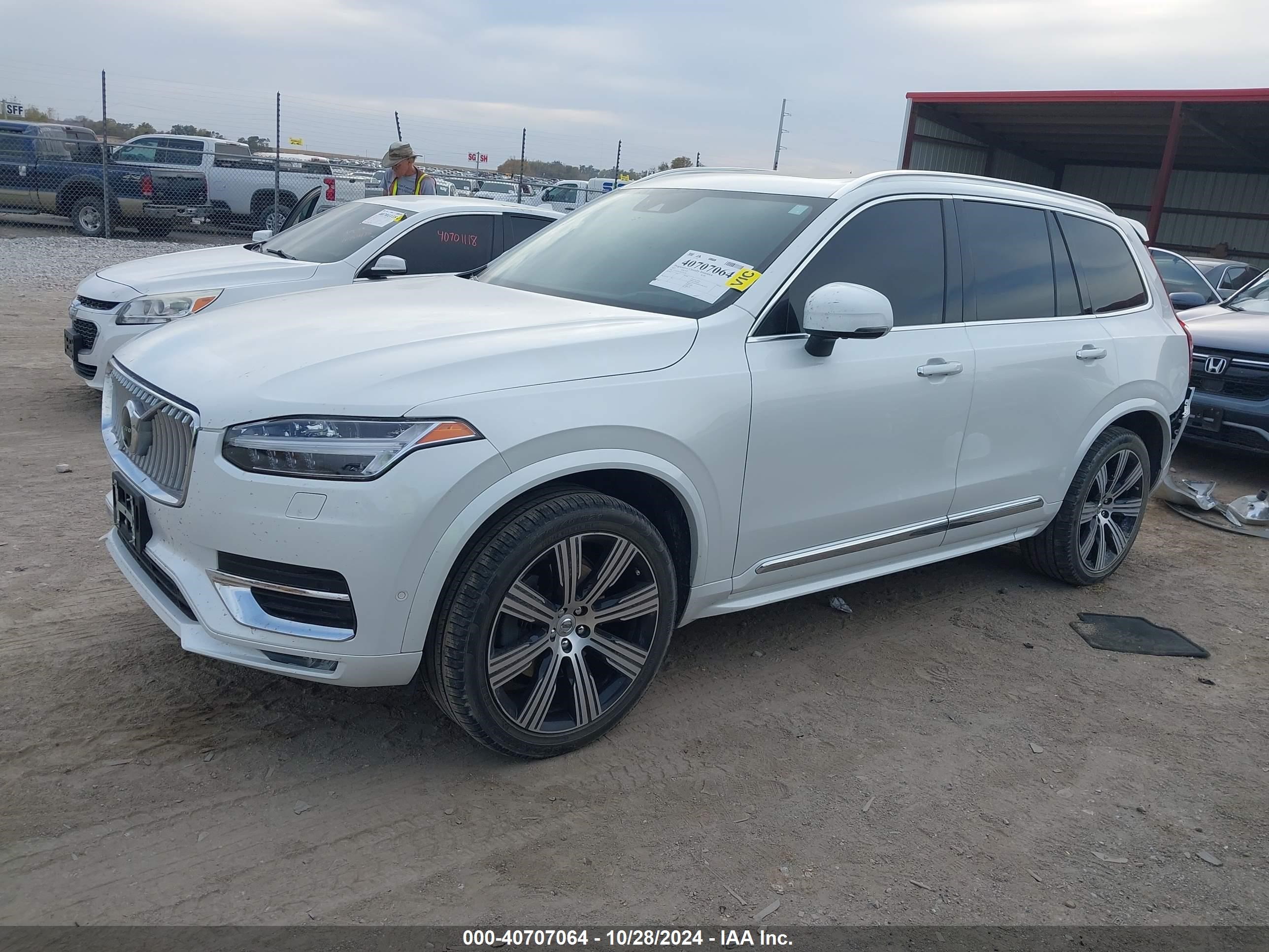 2021 Volvo Xc90 T6 Inscription 7 Passenger Белый vin: YV4A22PL2M1771390