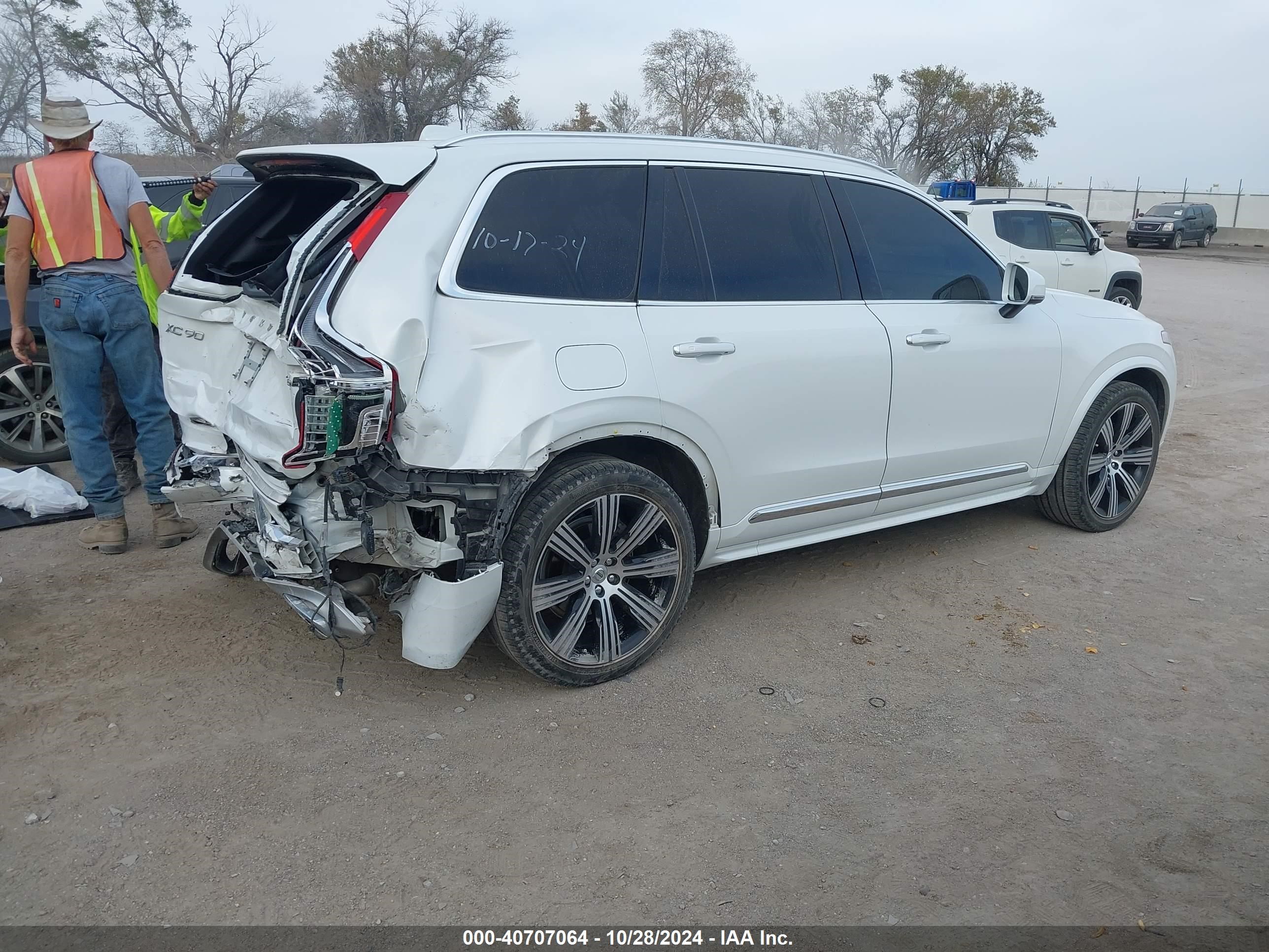 2021 Volvo Xc90 T6 Inscription 7 Passenger Белый vin: YV4A22PL2M1771390