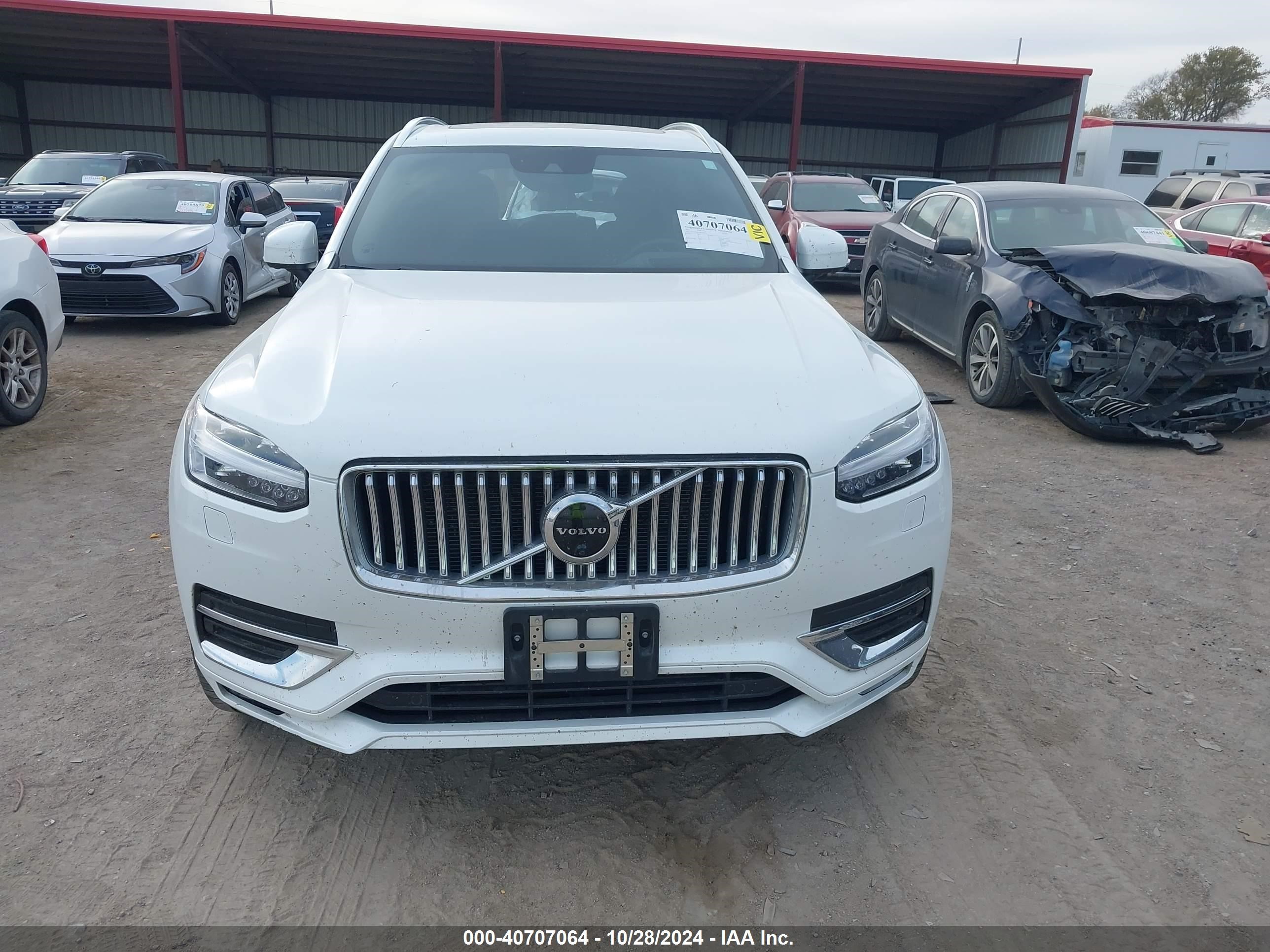2021 Volvo Xc90 T6 Inscription 7 Passenger Белый vin: YV4A22PL2M1771390
