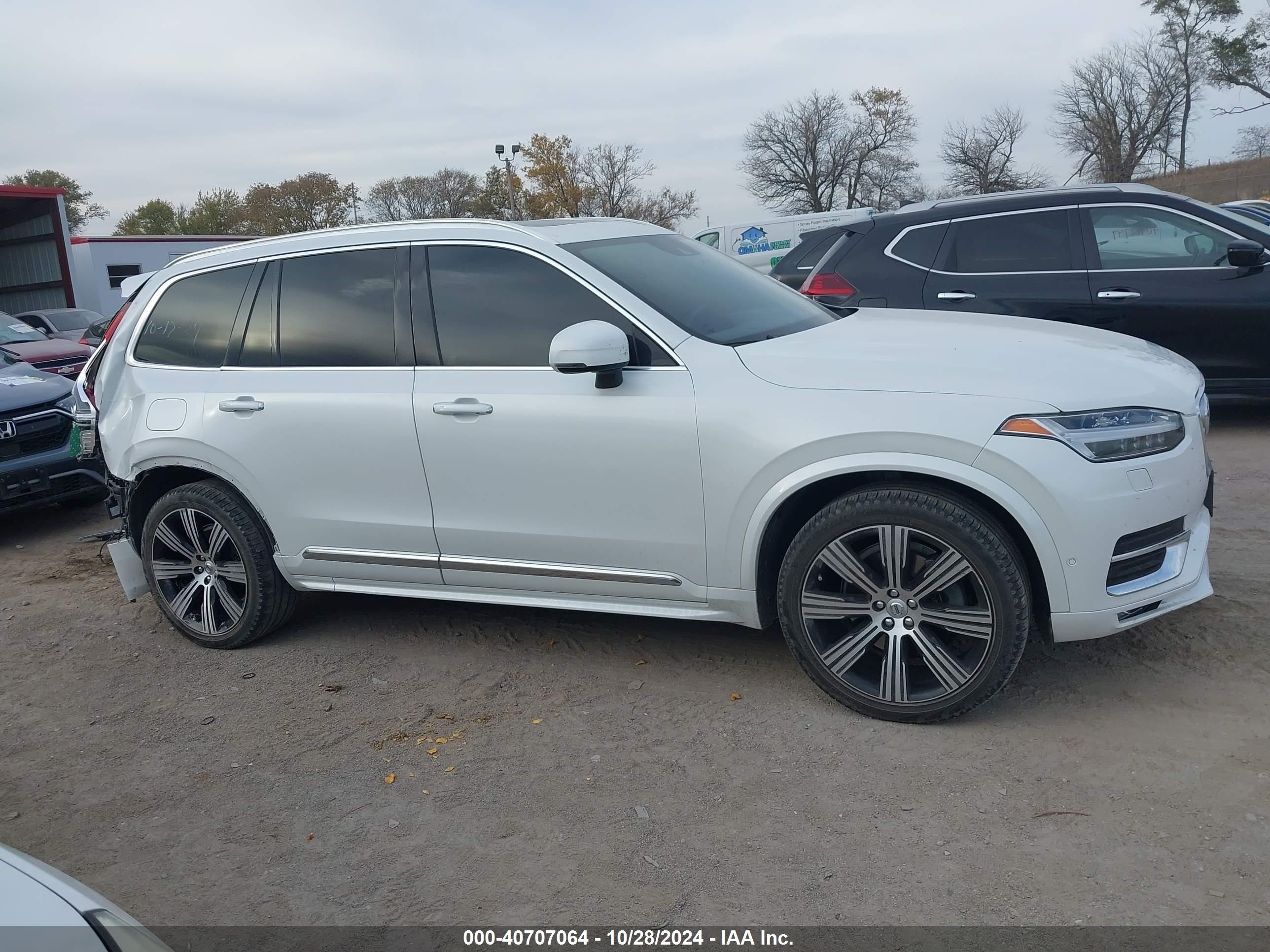 2021 Volvo Xc90 T6 Inscription 7 Passenger Белый vin: YV4A22PL2M1771390