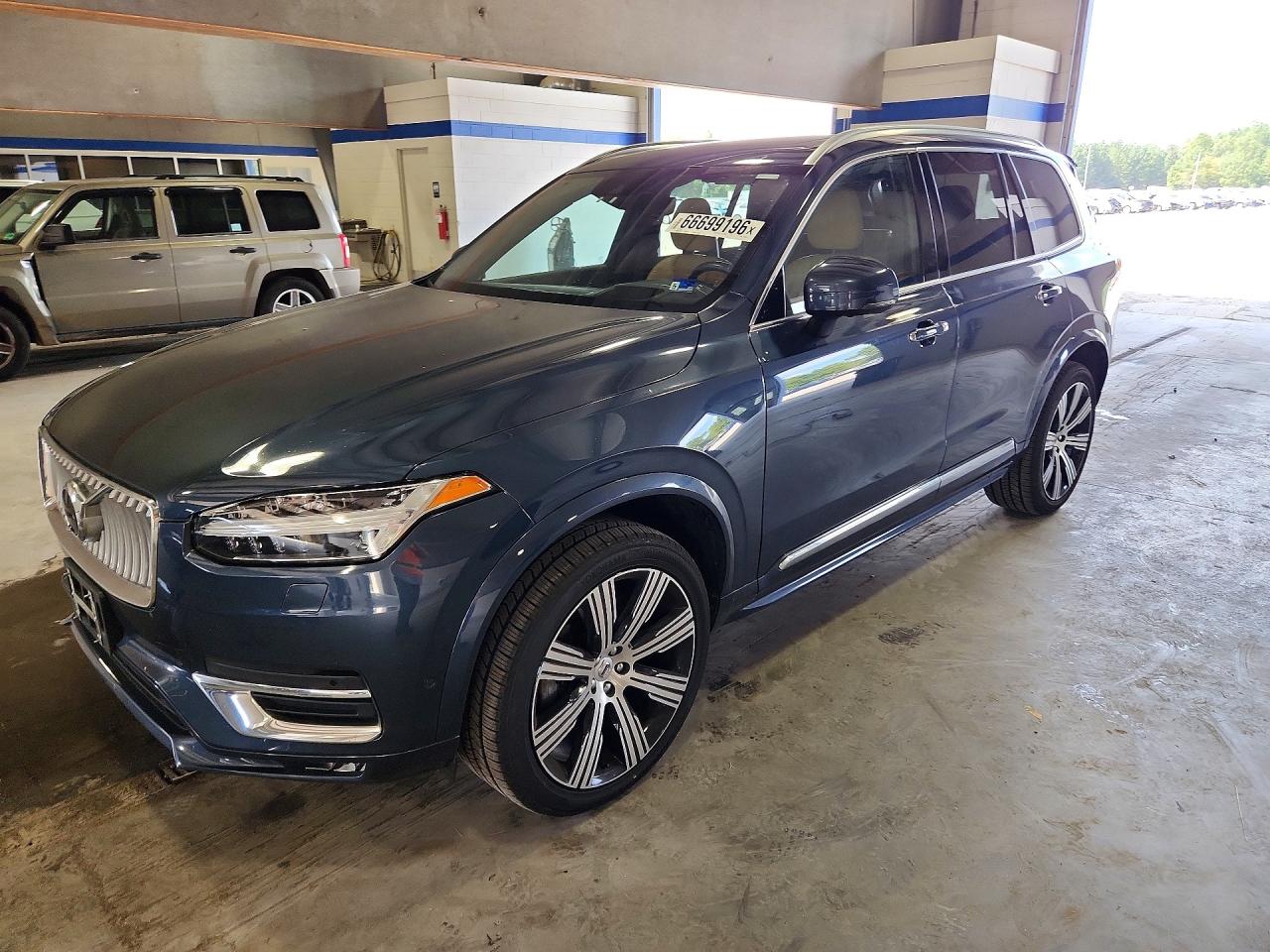 2022 Volvo Xc90 T6 Inscription Blue vin: YV4A22PL3N1779581
