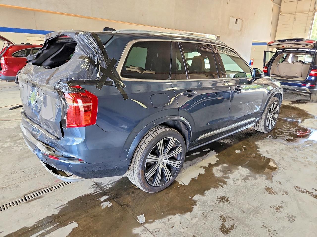 2022 Volvo Xc90 T6 Inscription Blue vin: YV4A22PL3N1779581