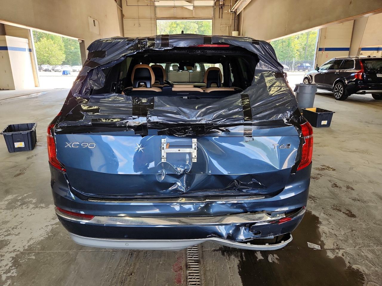 2022 Volvo Xc90 T6 Inscription Blue vin: YV4A22PL3N1779581
