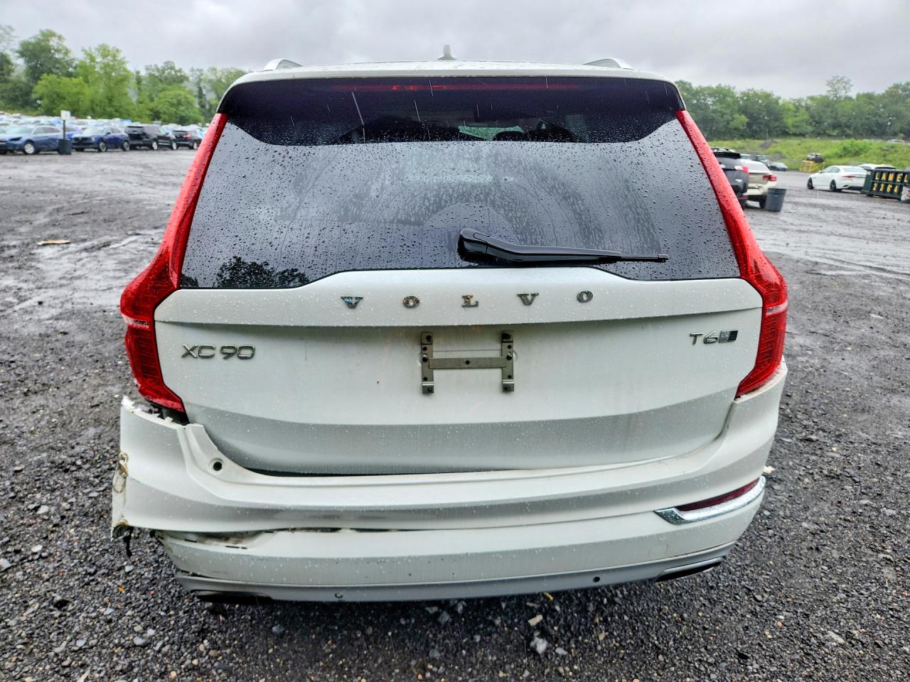 2016 Volvo Xc90 T6 Белый vin: YV4A22PL5G1028839