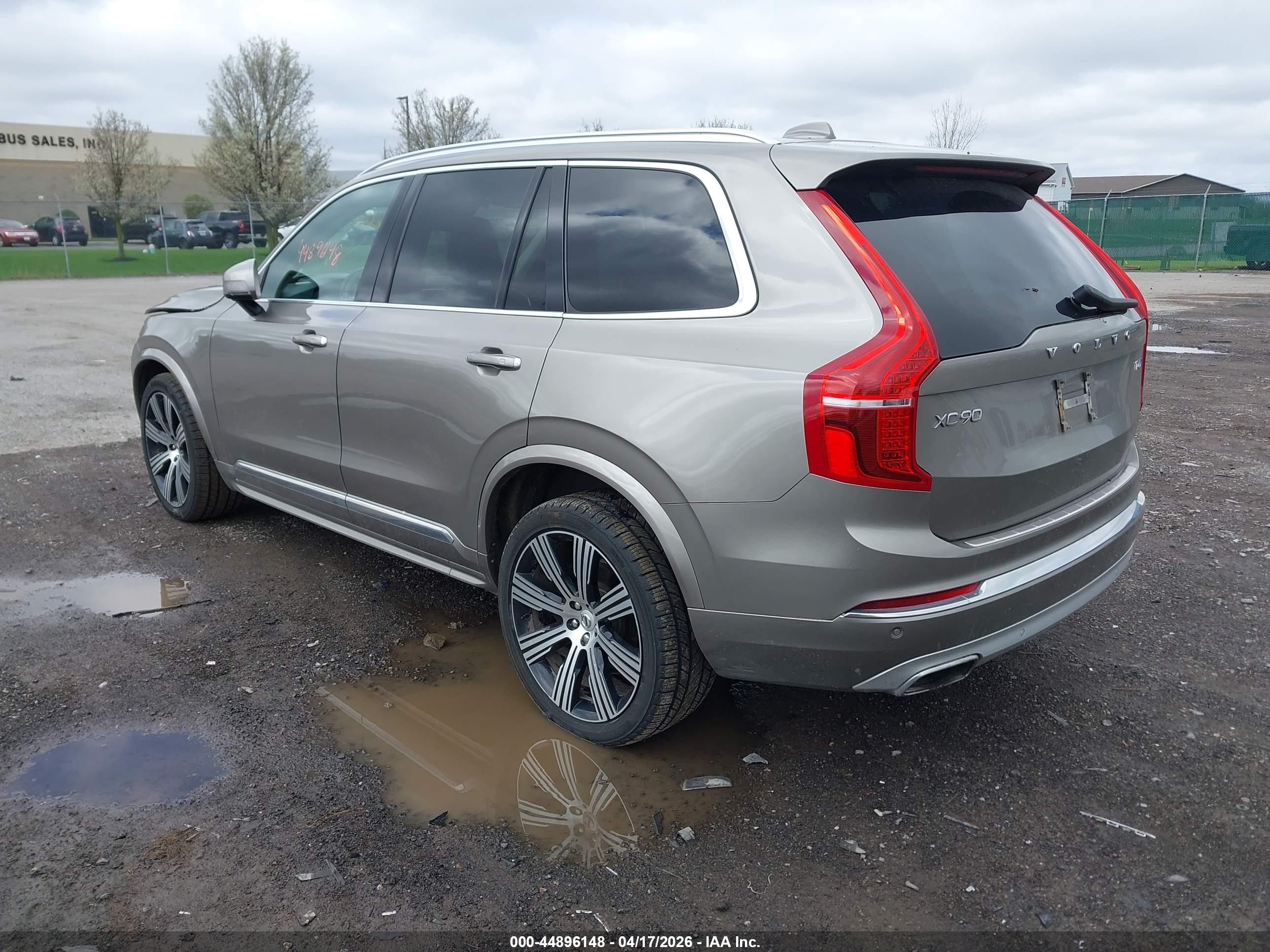 2021 Volvo Xc90 T6 Inscription 7 Passenger Gray vin: YV4A22PL5M1702676