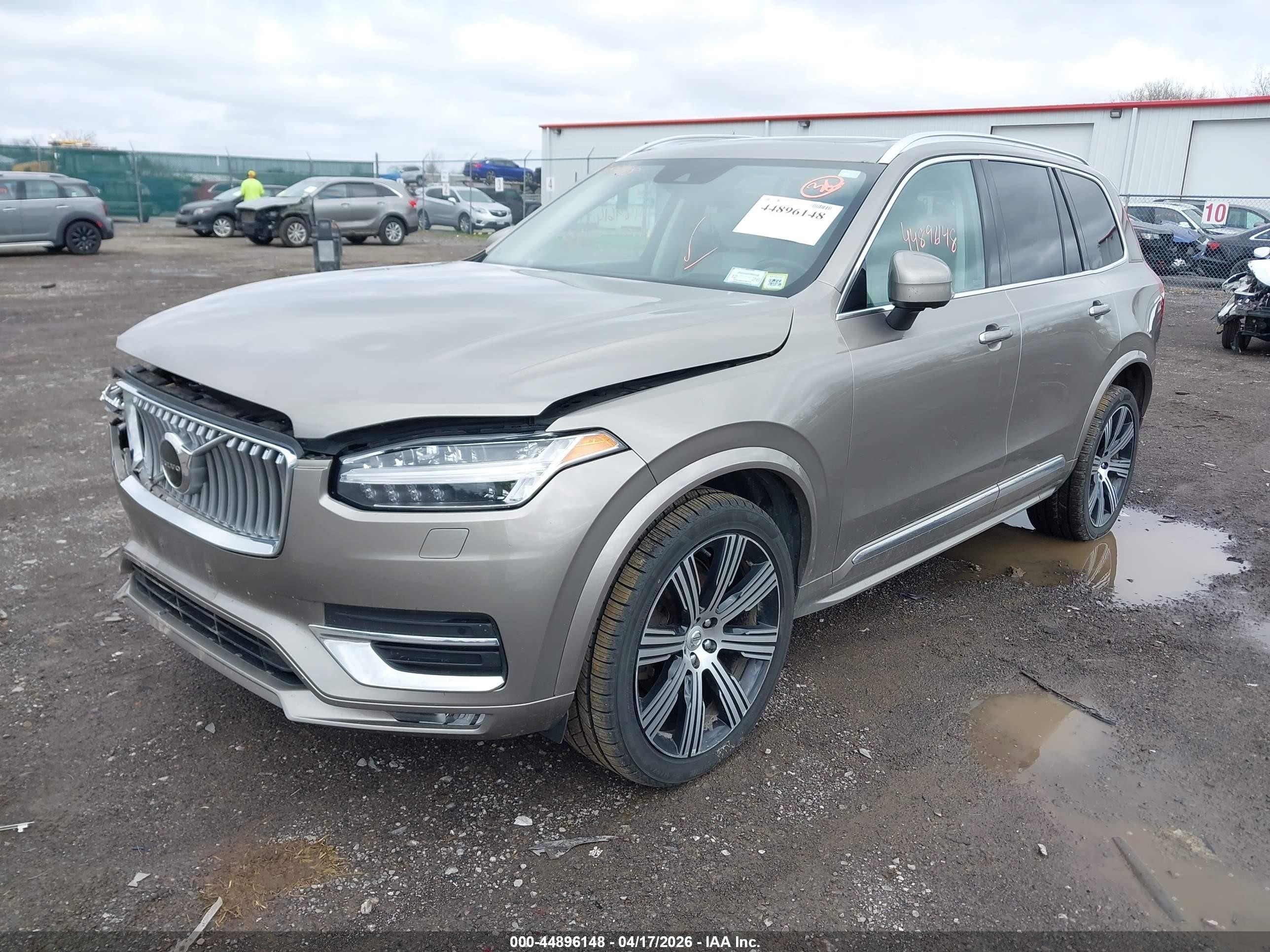 2021 Volvo Xc90 T6 Inscription 7 Passenger Gray vin: YV4A22PL5M1702676