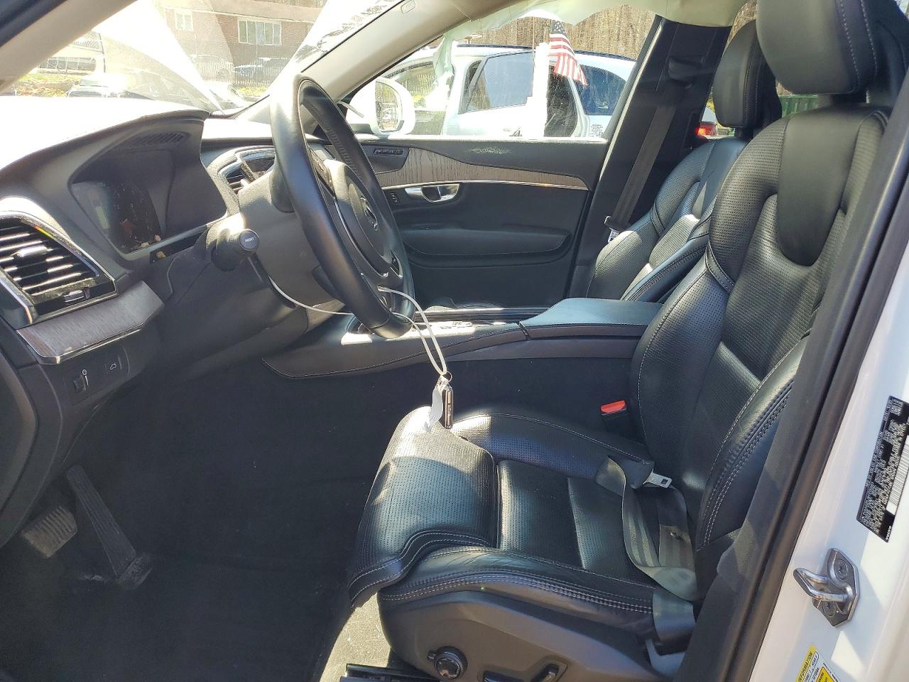 2021 Volvo Xc90 T6 Inscription White vin: YV4A22PL6M1700483