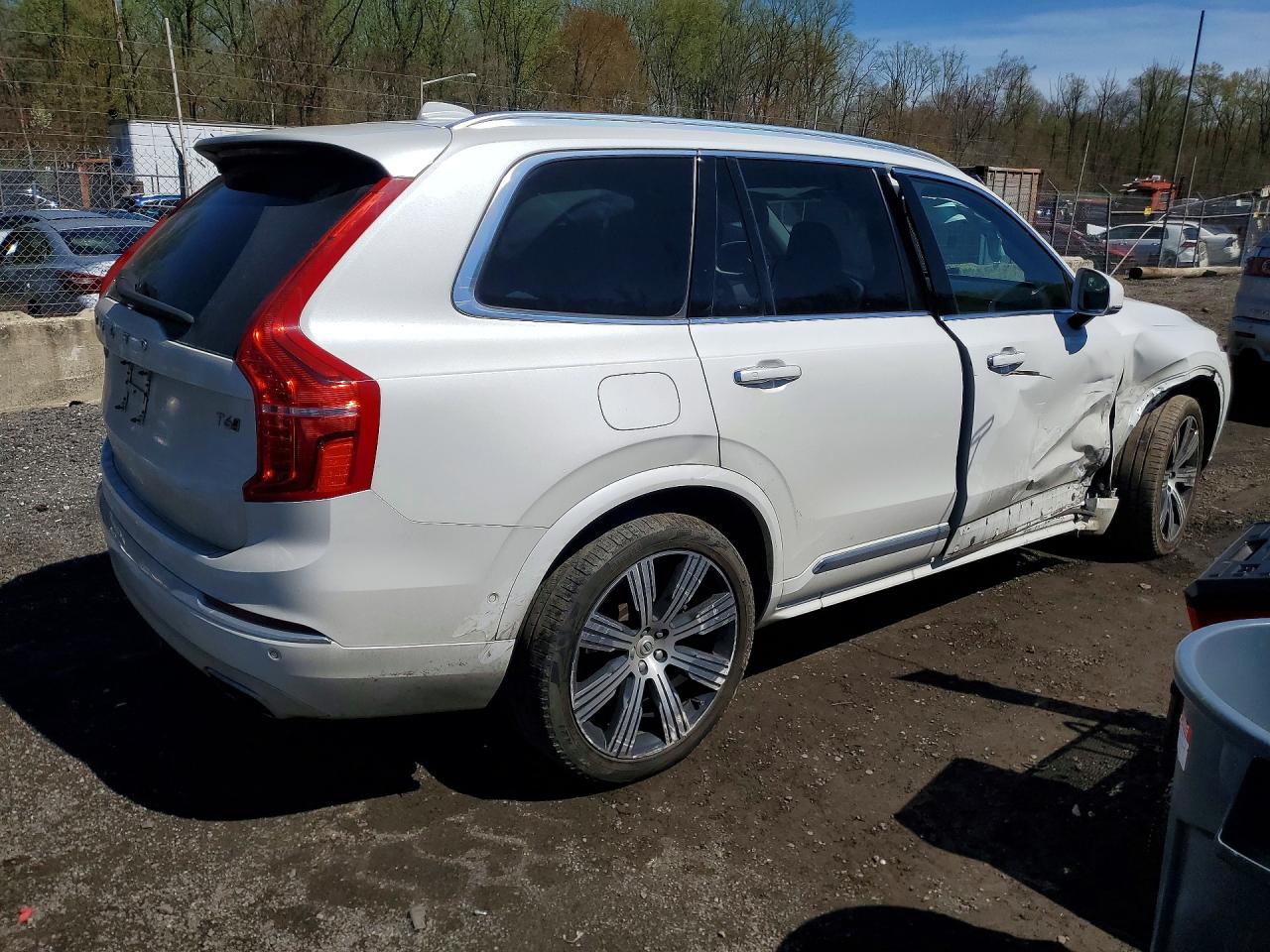 2021 Volvo Xc90 T6 Inscription White vin: YV4A22PL6M1700483