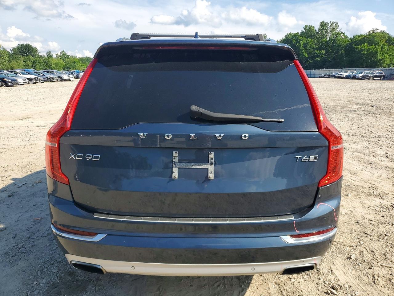 2018 Volvo Xc90 T6 Blue vin: YV4A22PL7J1356206