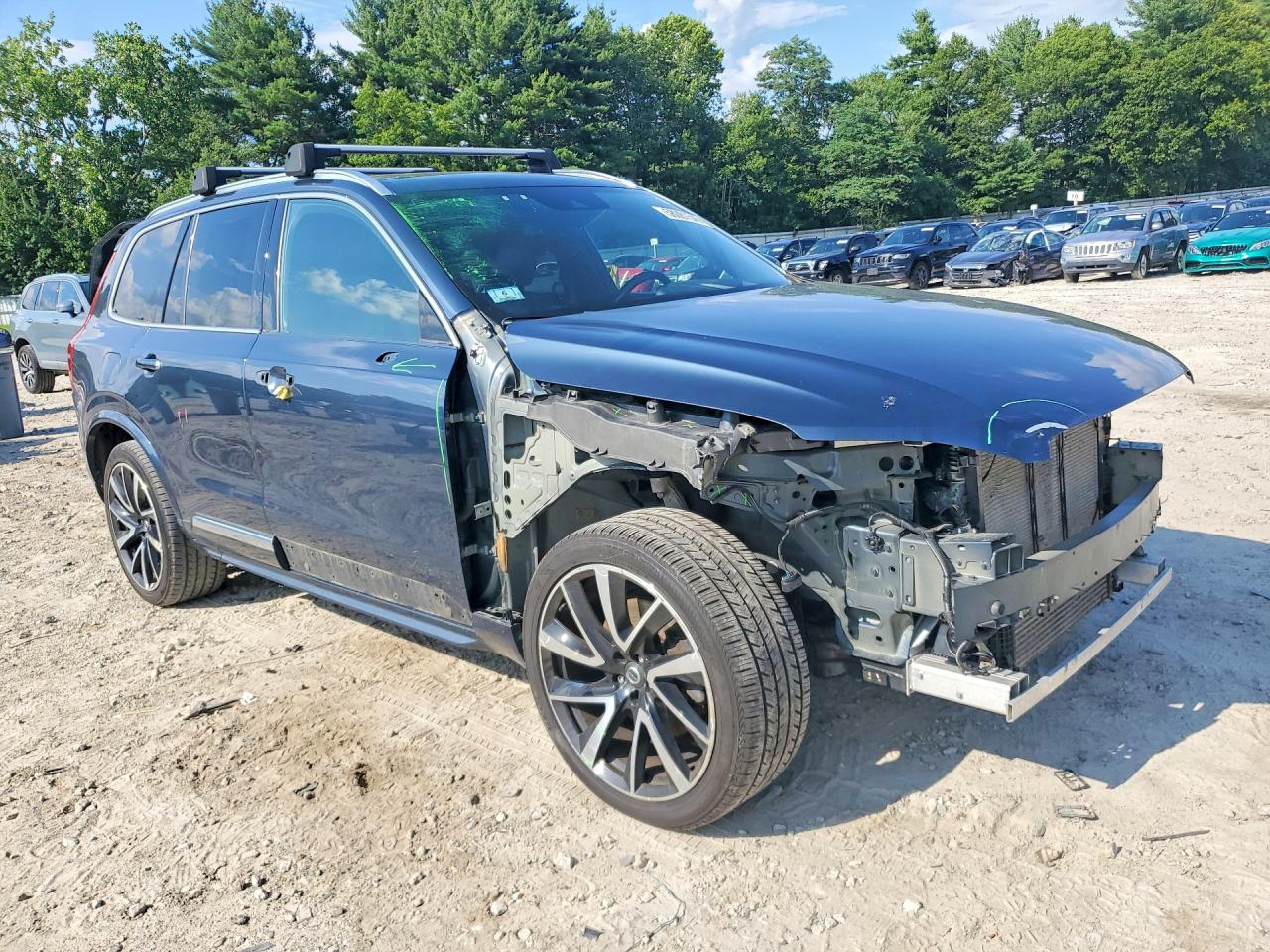 2018 Volvo Xc90 T6 Blue vin: YV4A22PL7J1356206