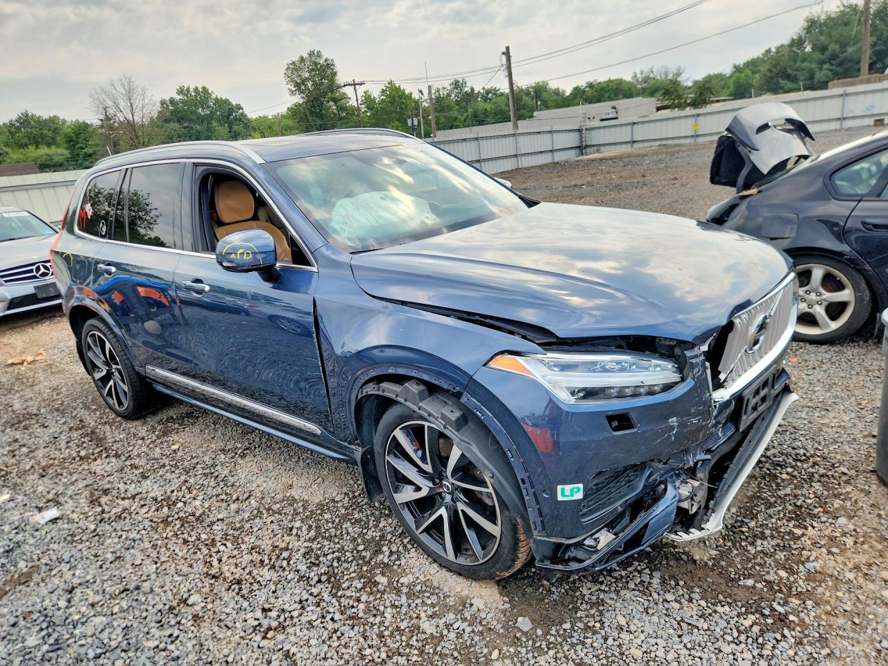 2019 Volvo Xc90 T6 Inscription Blue vin: YV4A22PL7K1454458