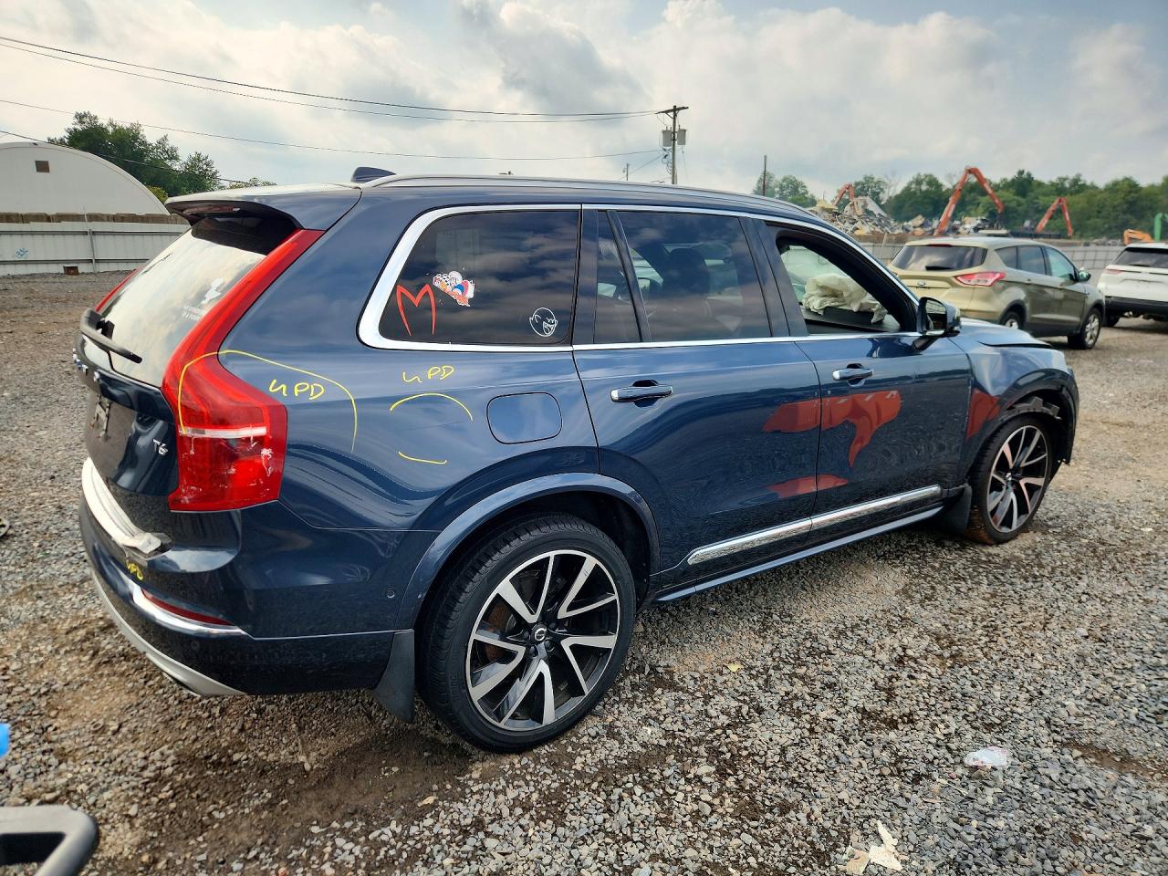 2019 Volvo Xc90 T6 Inscription Blue vin: YV4A22PL7K1454458