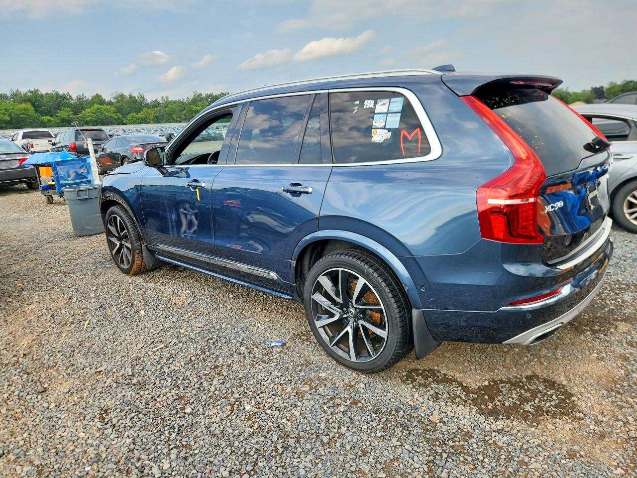 2019 Volvo Xc90 T6 Inscription Blue vin: YV4A22PL7K1454458