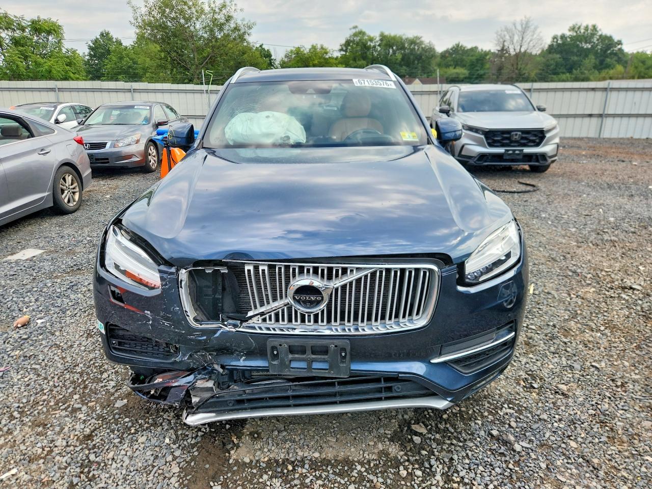2019 Volvo Xc90 T6 Inscription Blue vin: YV4A22PL7K1454458
