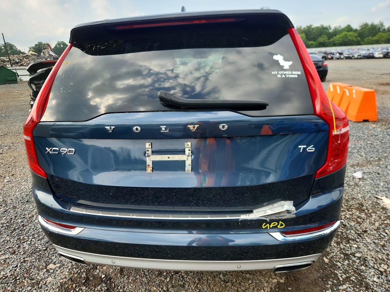 2019 Volvo Xc90 T6 Inscription Blue vin: YV4A22PL7K1454458
