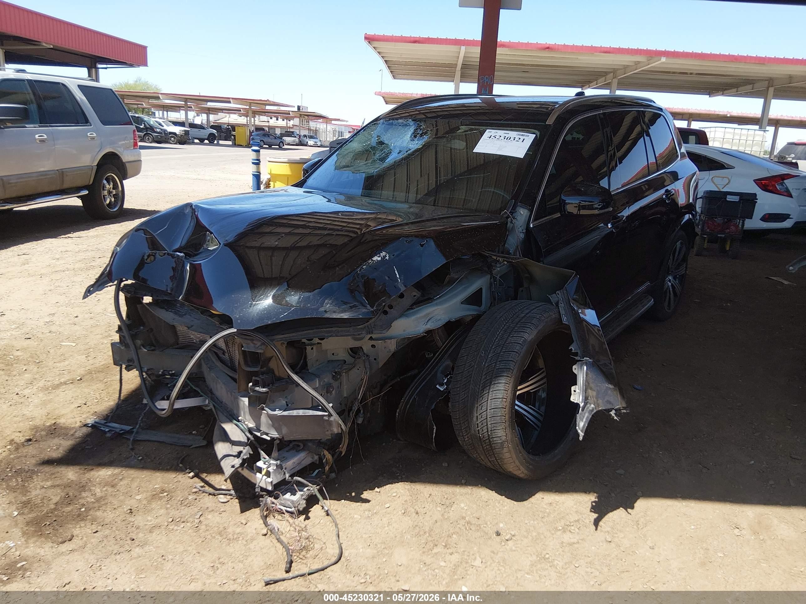 2021 Volvo Xc90 T6 Inscription 7 Passenger Black vin: YV4A22PL7M1734934