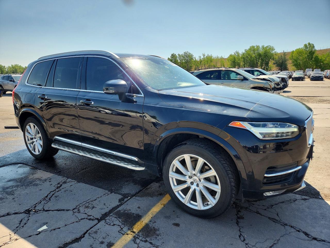2016 Volvo Xc90 T6 Black vin: YV4A22PL8G1088596