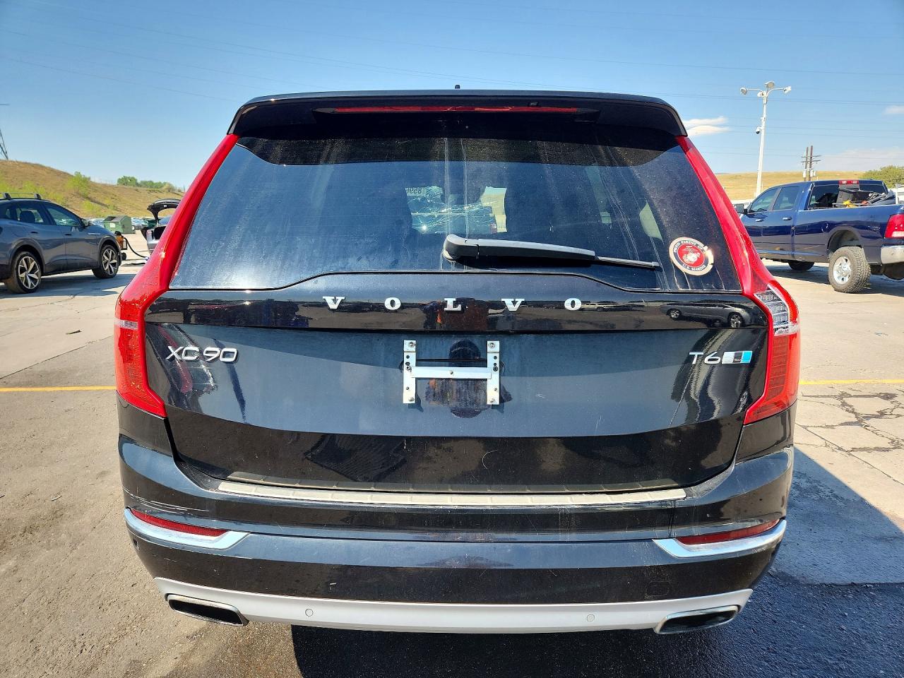 2016 Volvo Xc90 T6 Black vin: YV4A22PL8G1088596