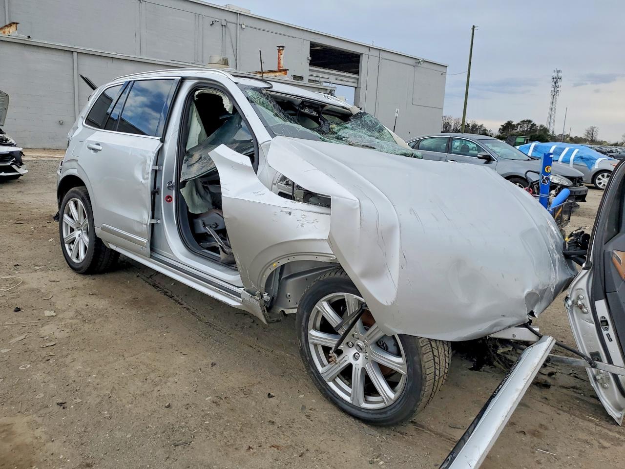 2018 Volvo Xc90 T6 Silver vin: YV4A22PL8J1380823