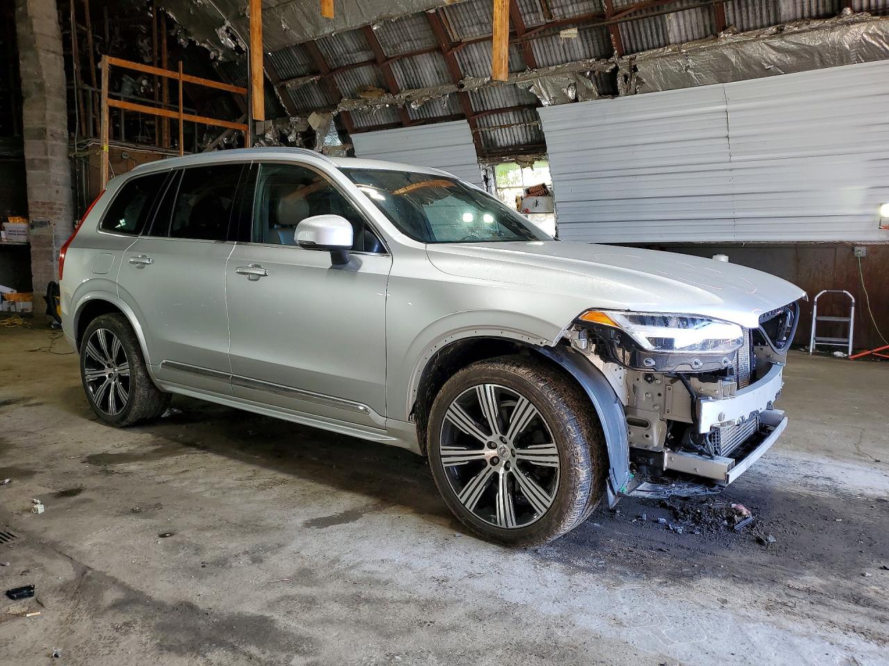 2021 Volvo Xc90 T6 Inscription Silver vin: YV4A22PL9M1689897