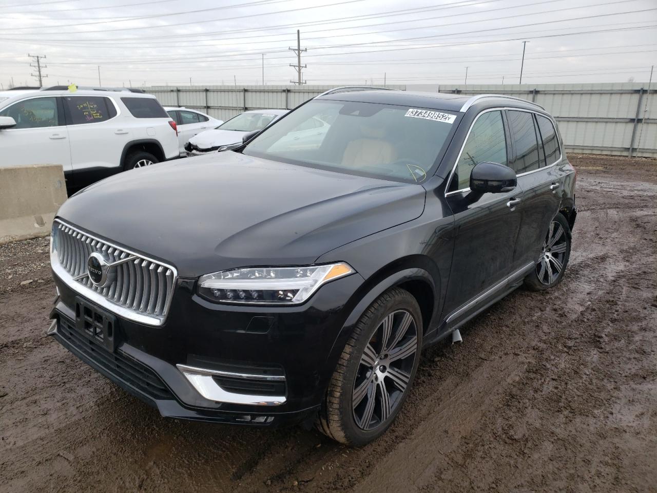 2022 Volvo Xc90 T6 Inscription Black vin: YV4A22PLXN1781862