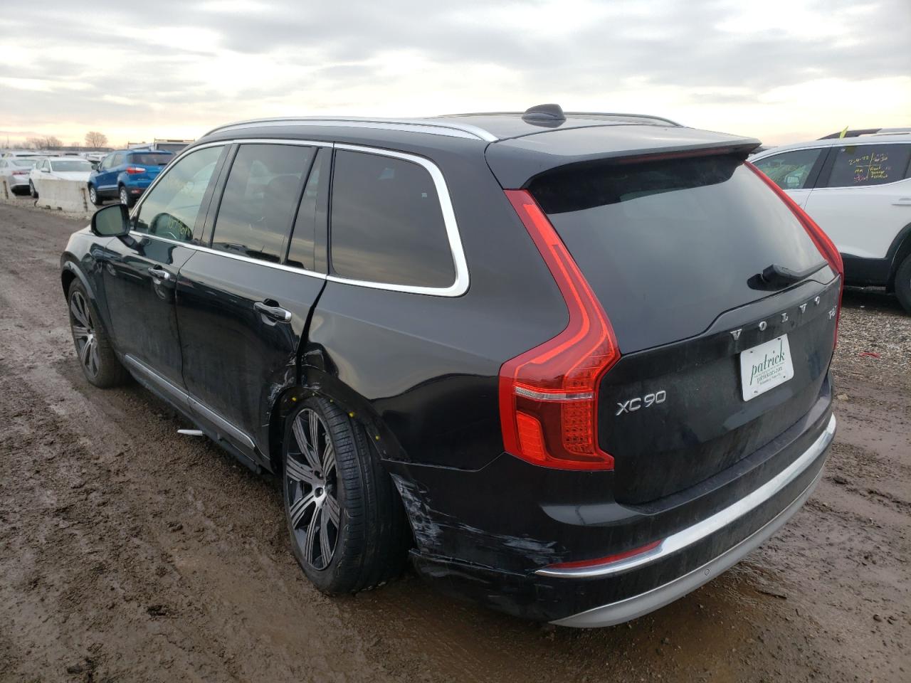 2022 Volvo Xc90 T6 Inscription Black vin: YV4A22PLXN1781862