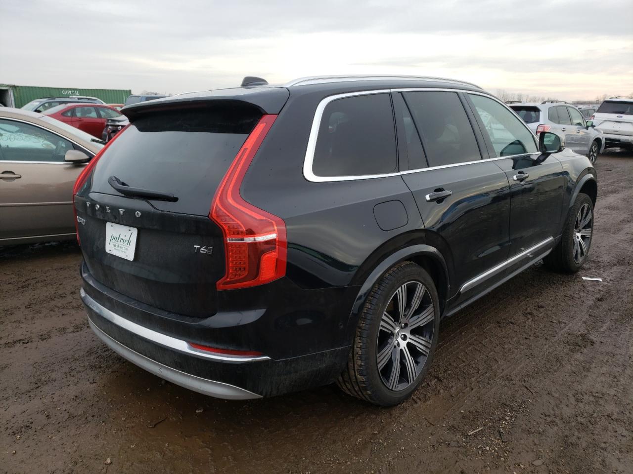 2022 Volvo Xc90 T6 Inscription Black vin: YV4A22PLXN1781862