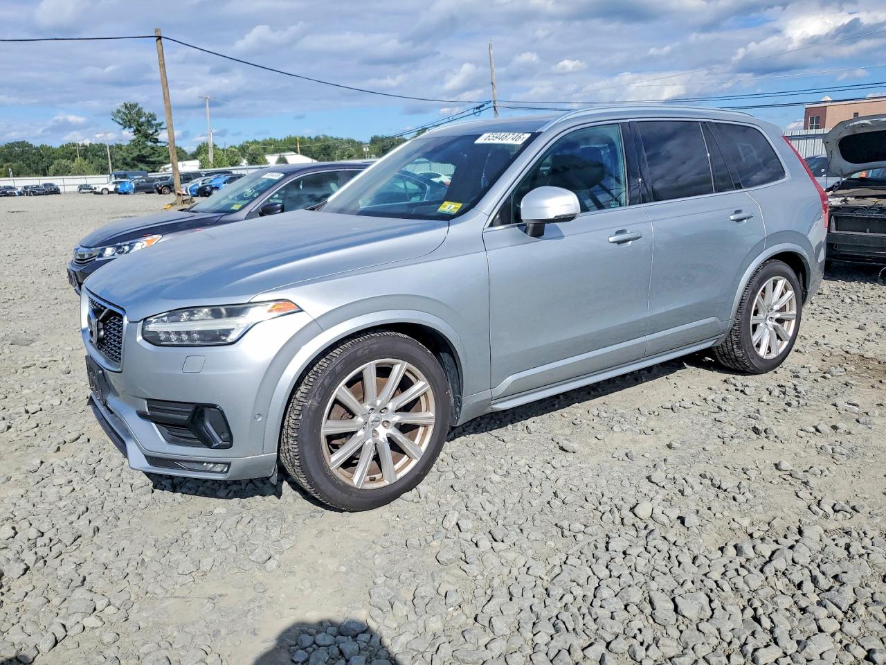 2016 Volvo Xc90 T6 Silver vin: YV4A22PMXG1035827