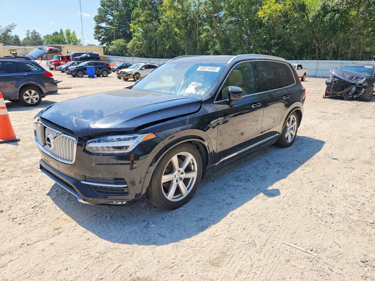 2016 Volvo Xc90 T6 Black vin: YV4A22PN8G1004147