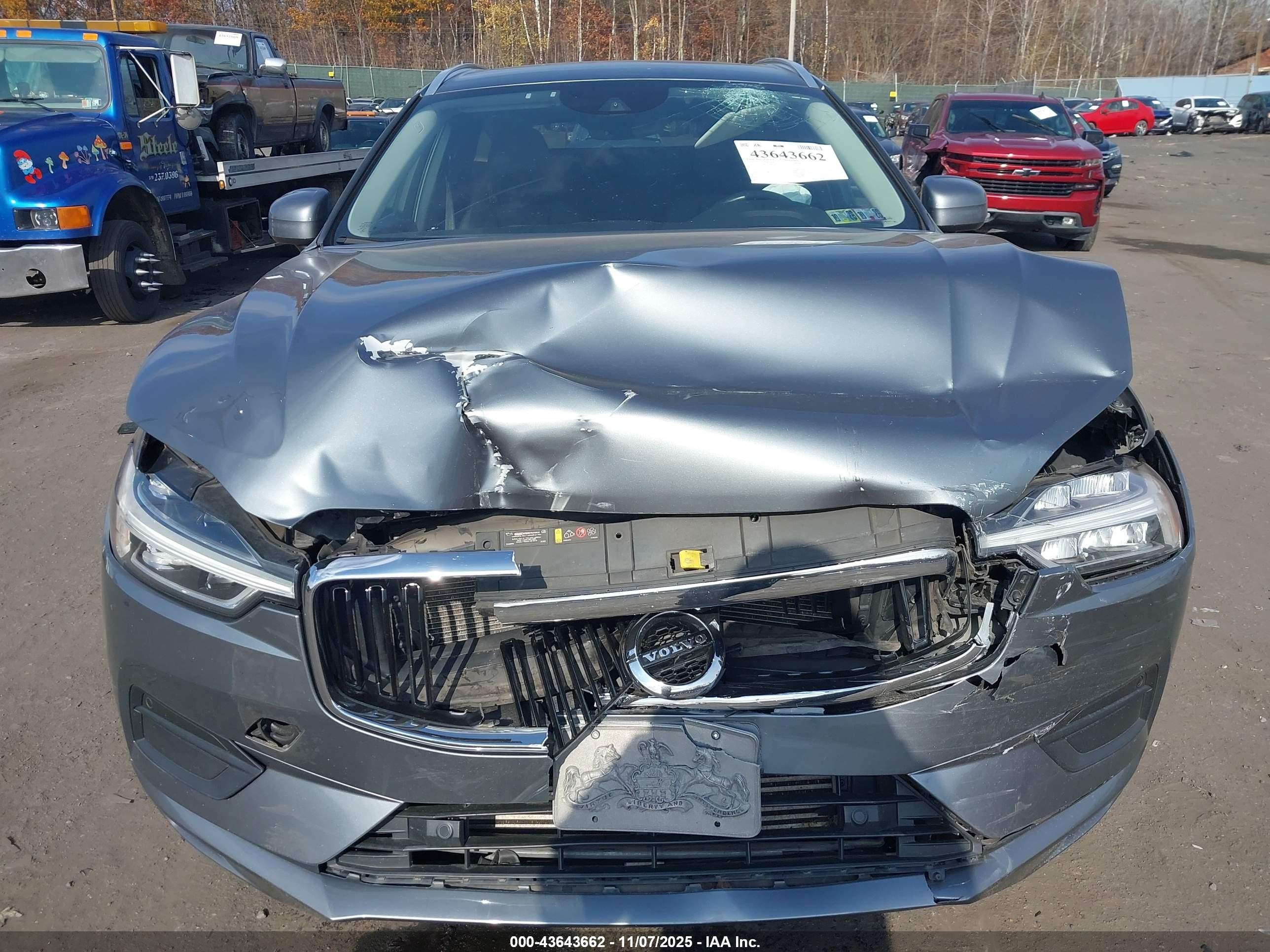 2020 Volvo Xc60 T6 Momentum Gray vin: YV4A22RK7L1410322
