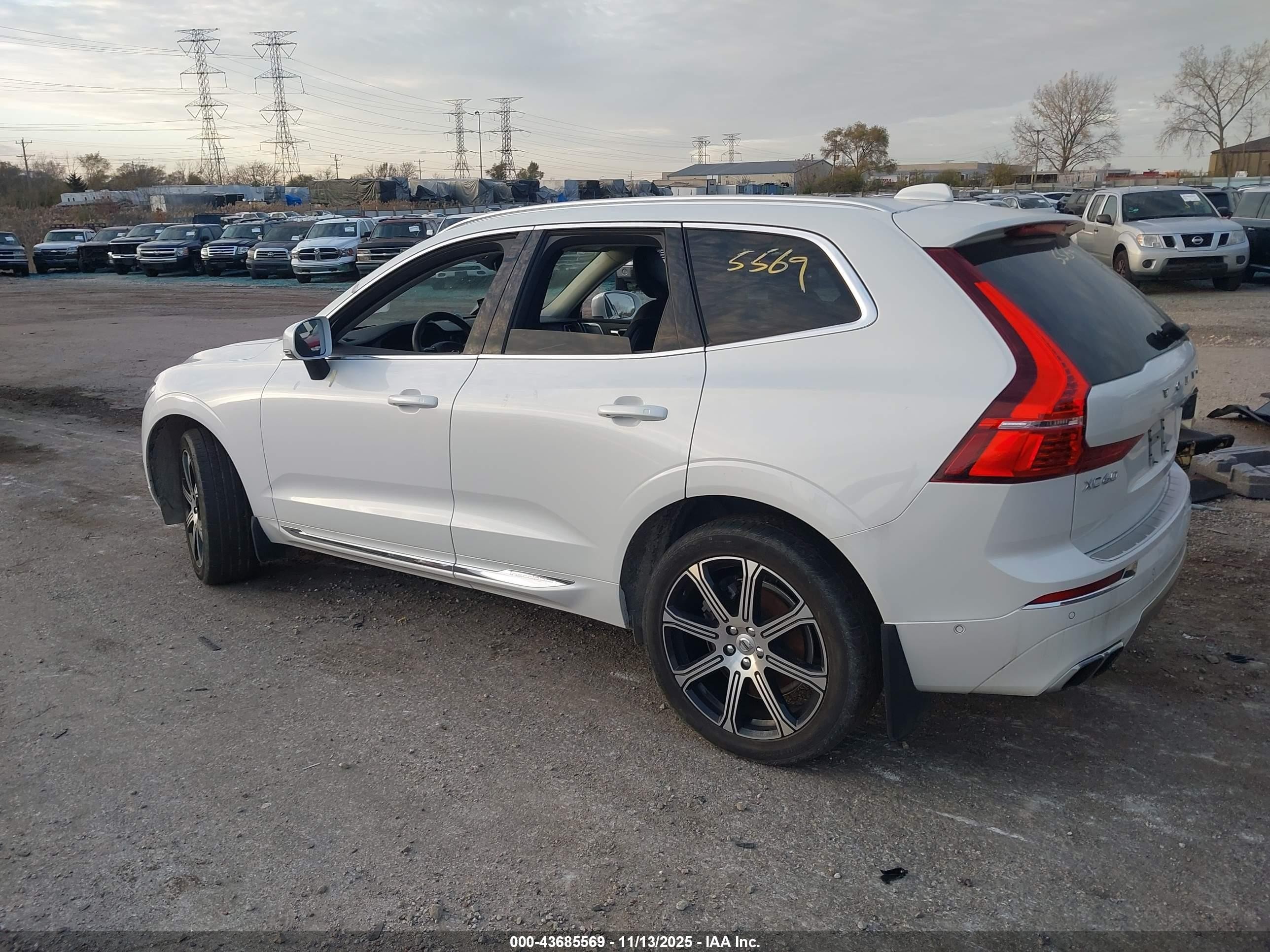 2019 Volvo Xc60 T6 Inscription White vin: YV4A22RL0K1342162