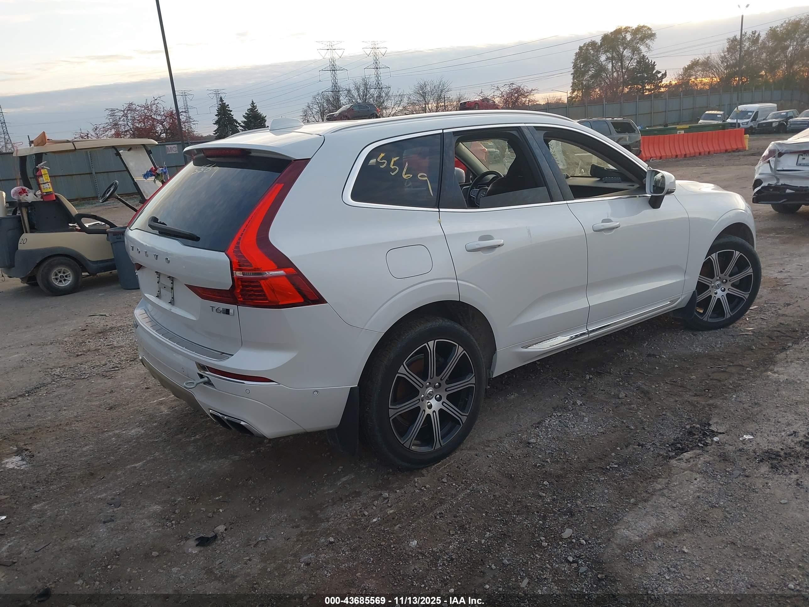 2019 Volvo Xc60 T6 Inscription White vin: YV4A22RL0K1342162