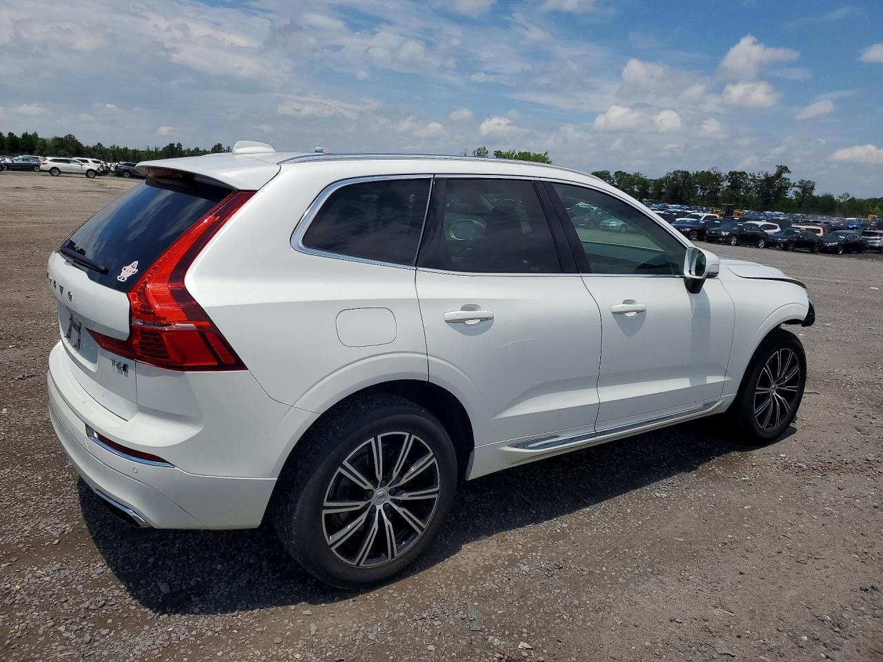 2021 Volvo Xc60 T6 Inscription White vin: YV4A22RL0M1723674