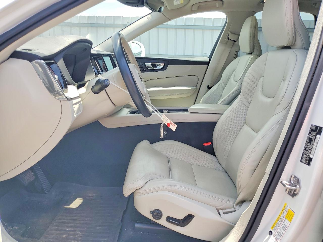 2021 Volvo Xc60 T6 Inscription White vin: YV4A22RL0M1723674