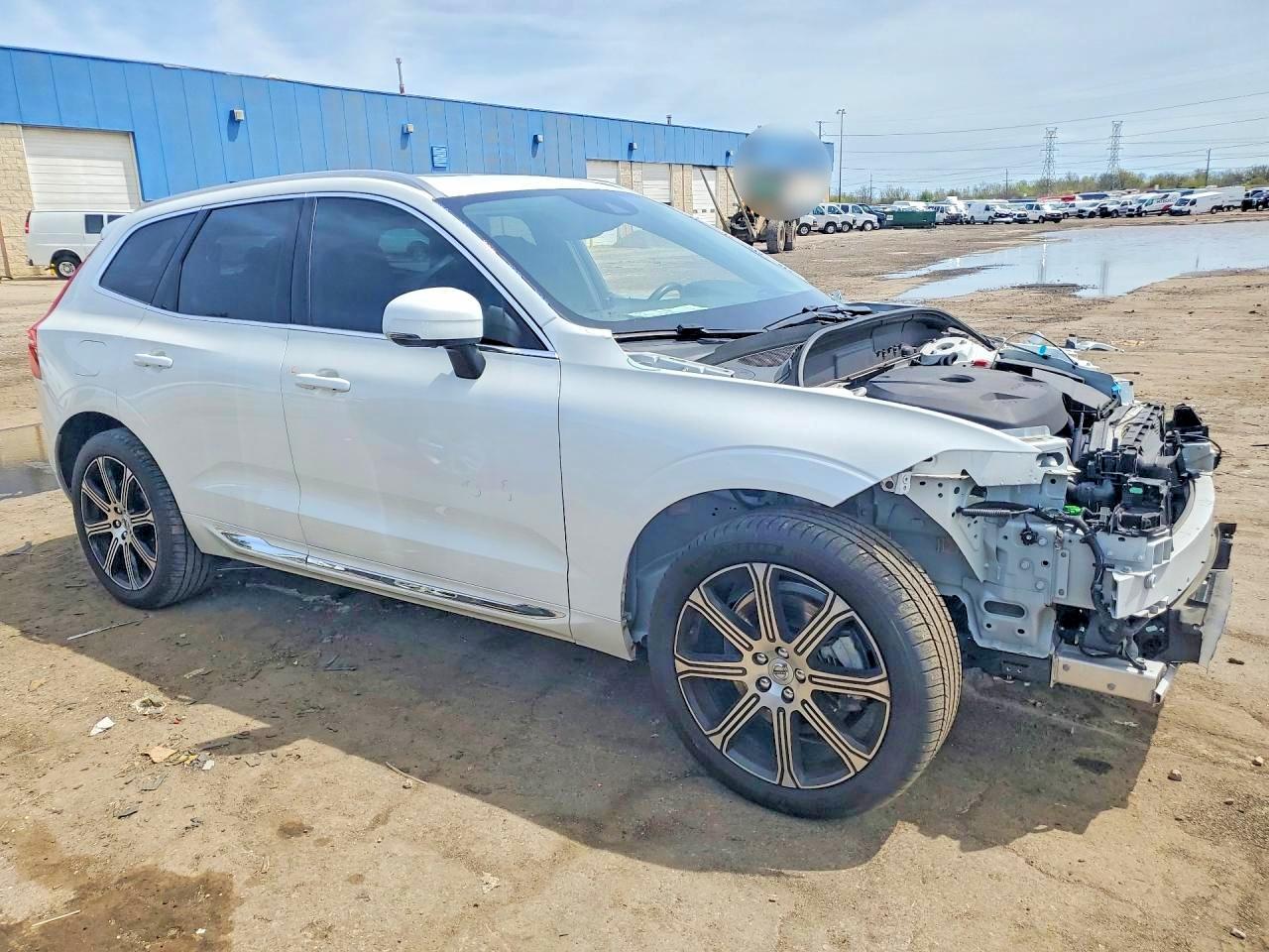 2021 Volvo Xc60 T6 Inscription White vin: YV4A22RL1M1685324