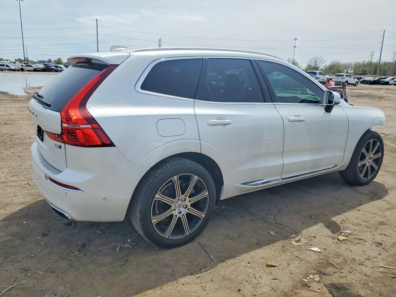 2021 Volvo Xc60 T6 Inscription White vin: YV4A22RL1M1685324