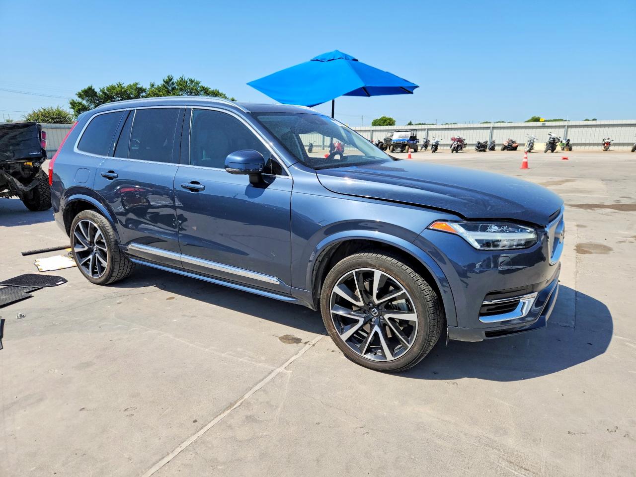 2022 Volvo Xc90 T8 Recharge Inscription Express Синий vin: YV4BR00Z3N1809259
