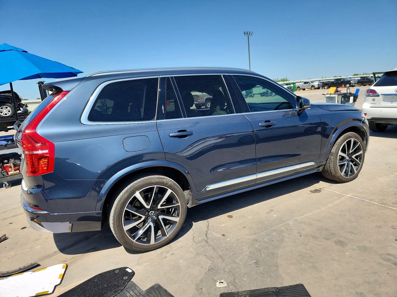 2022 Volvo Xc90 T8 Recharge Inscription Express Синий vin: YV4BR00Z3N1809259